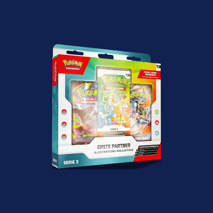 Pokémon-Sammelkartenspiel: Illustrations-Kollektion Erste Partner: Serie 3 (3
