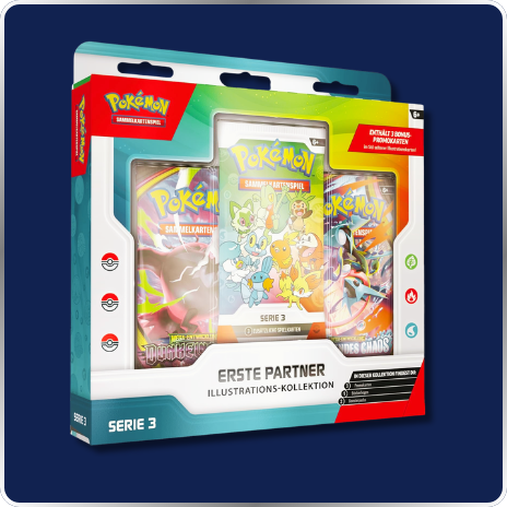 Pokémon-Sammelkartenspiel: Illustrations-Kollektion Erste Partner: Serie 3 (3